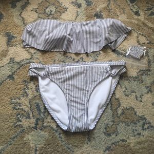 *5 for $20*  Striped bikini set
